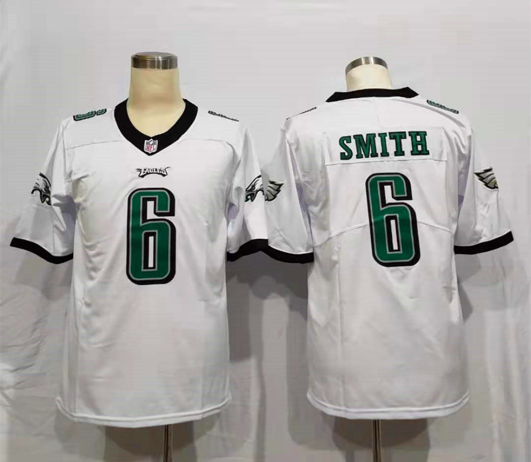 Men's Philadelphia Eagles DeVonta Smith #6 White Jersey
